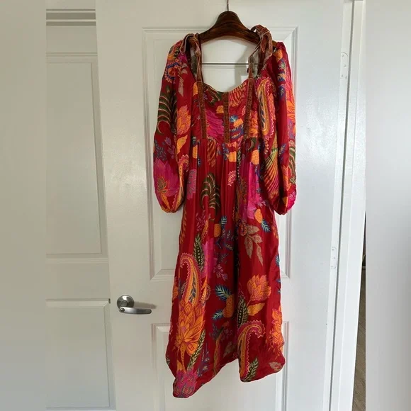 Farm Rio Mystic Bush Midi Dress - Picture 5 of 9